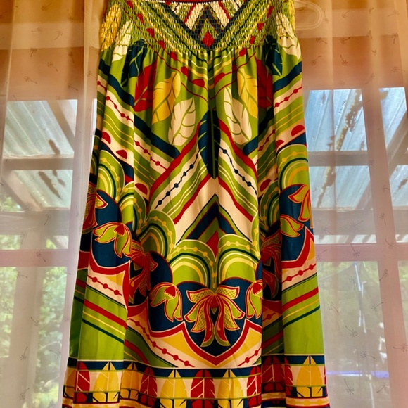 Flying Tomato Tube Top Dress in Retro Print - Picture 3 of 4